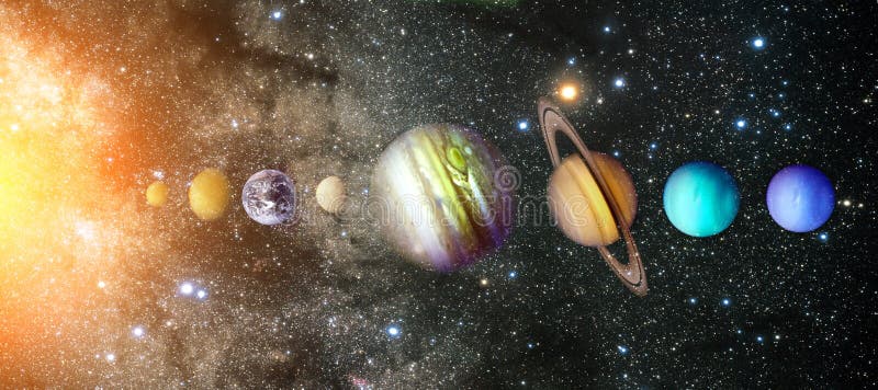 Planetas do sistema solar fotos de stock Planetas do sistema solar fotos de stock