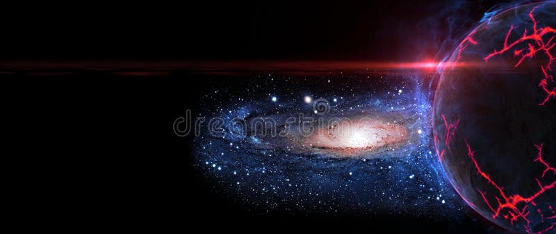 Planetas Y Galaxias, Fondo De Pantalla De Ciencia Ficción La Astronomía Es  El Estudio Científico De Las Estrellas Del Universo, P Foto de archivo -  Imagen de celestial, silueta: 163713112
