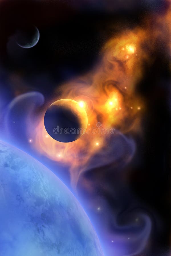 Download Planeten stock illustratie. Illustratie bestaande uit systeem - 28027