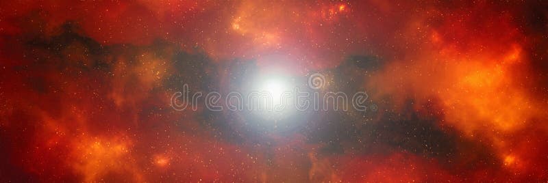 Planets and galaxy, science fiction wallpaper. Beauty of deep space. Billions of galaxies in the universe Cosmic art background. stock illustration