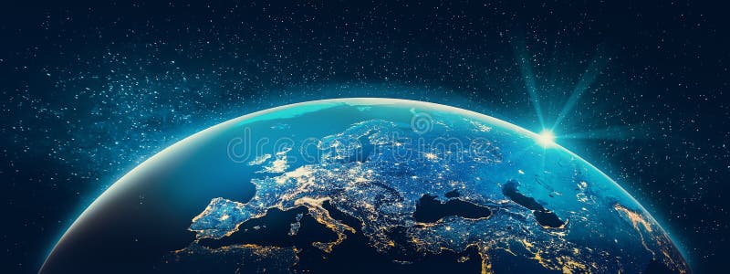 Planety ziemia - Europa miasta światła