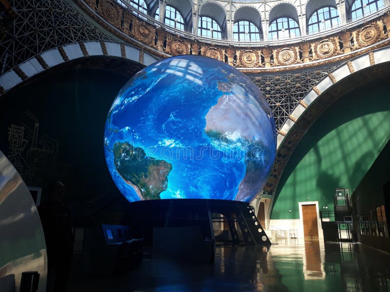 Planety ziemia w muzeum w Moskwa zdjęcie stock Planety ziemia w muzeum w Moskwa zdjęcie stock