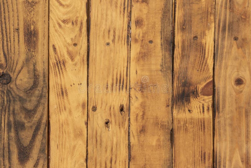 Plank Wood Table Top View with Translucent Varnish from Above, Vector