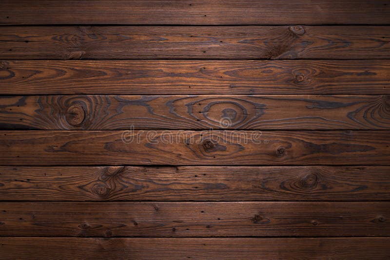 Sticker Brown Wood Planks as Background or Texture, Natural