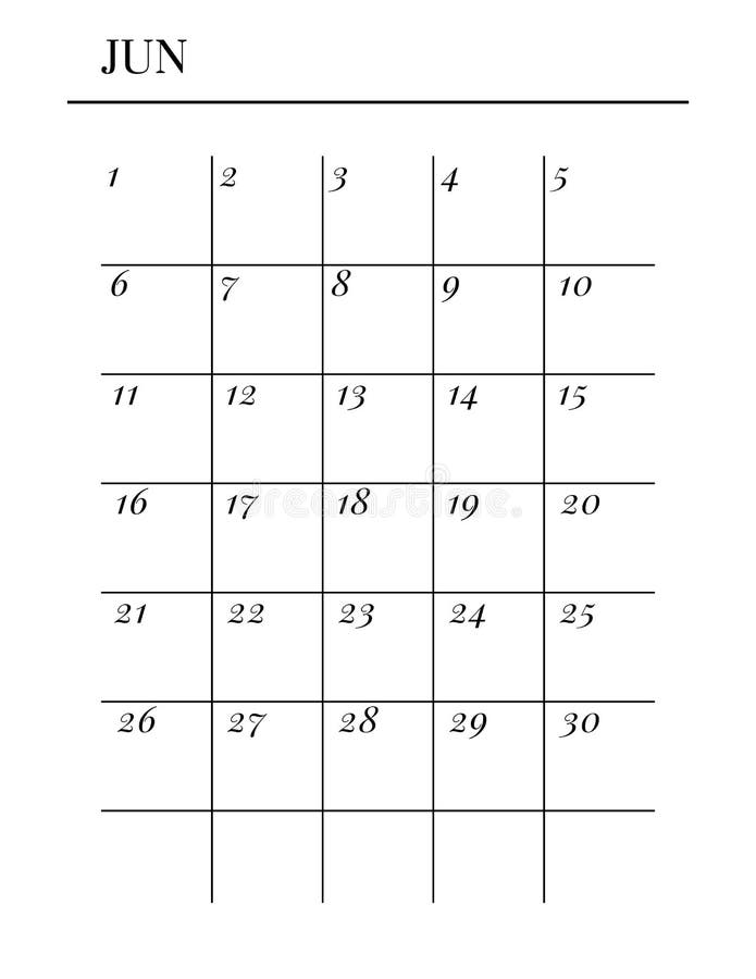 Planner Sheet Vector. Printable Vertical Notebook Page Stock Vector