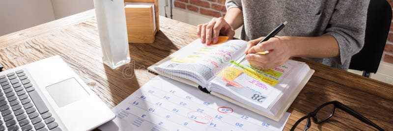 Planning Agenda Schedule In Calendar