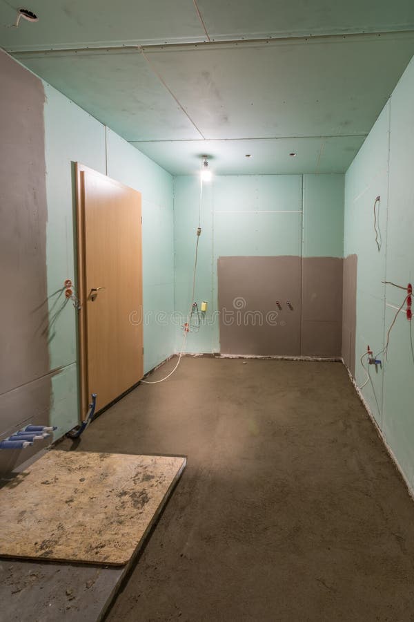Drywall Plasterboard And Bathroom Stock Photo Image Of Floor
