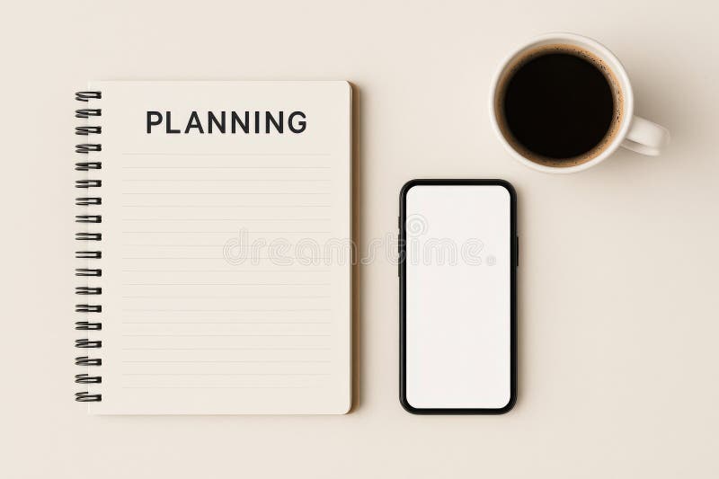 planning-session-with-notebook-smartphone-and-coffee-on-a