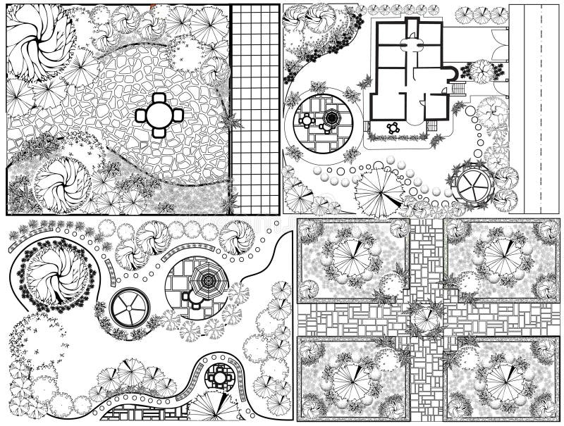 Plano da paisagem do od das coleções ilustração do vetor Plano da paisagem do od das coleções ilustração do vetor