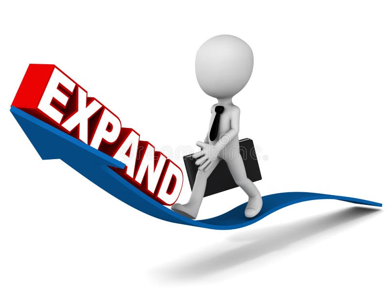 Plans d&rsquo;expansion illustration stock. Illustration du augmentez - 32572886