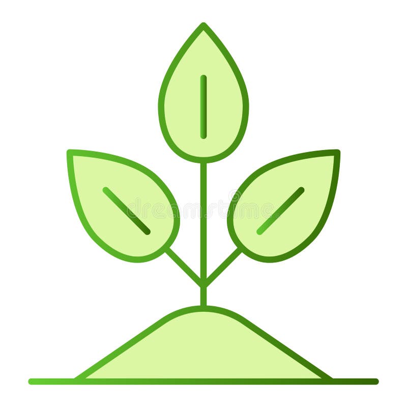 Plant flat icon. Sprout green icons in trendy flat style. Growth gradient style design, designed for web and app. Eps 10 vector illustration Plant flat icon. Sprout green icons in trendy flat style. Growth gradient style design, designed for web and app. Eps 10 vector illustration