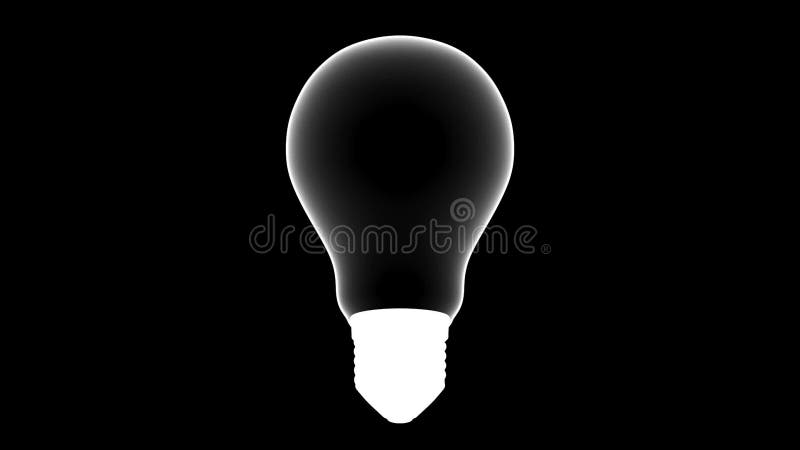 Plant growing in a light bulb royalty free illustration
