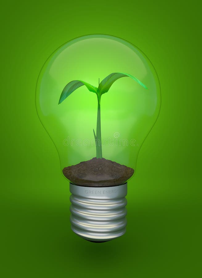 Plant in light bulb stock photo. Image of object, generation 40091848