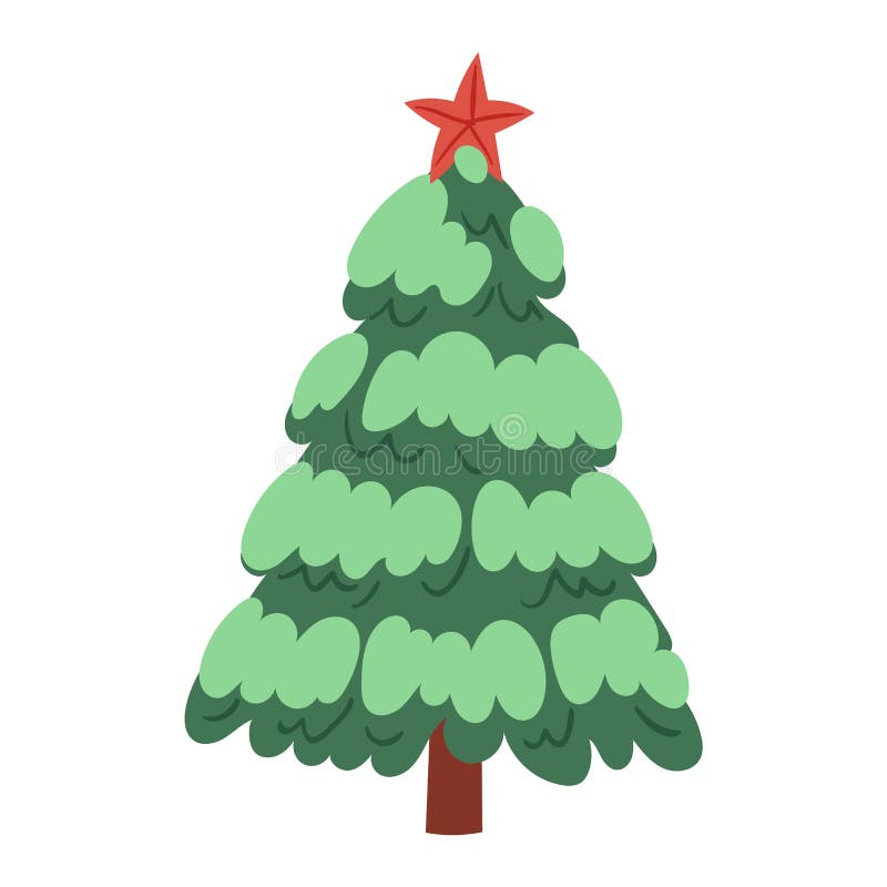 Planta del árbol del partido de la estación del invierno de la celebración del día de fiesta del diseño del regalo de Navidad de ilustración del vector Planta del árbol del partido de la estación del invierno de la celebración del día de fiesta del diseño del regalo de Navidad de ilustración del vector