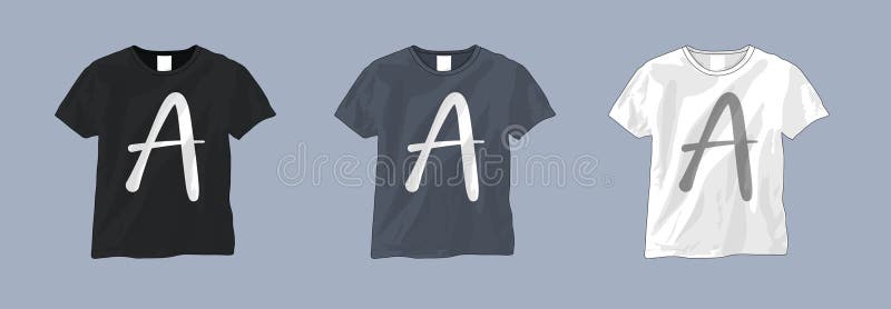 Plantilla blanco y negro de la camiseta libre illustration Plantilla blanco y negro de la camiseta libre illustration