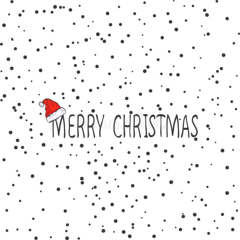 Plantilla caligráfica de la tarjeta del diseño de letras del texto del vector de la Feliz Navidad Tipografía creativa para el car stock de ilustración Plantilla caligráfica de la tarjeta del diseño de letras del texto del vector de la Feliz Navidad Tipografía creativa para el car stock de ilustración