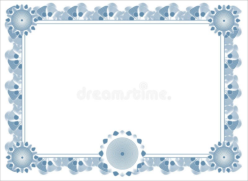 Plantilla de premio en blanco libre illustration