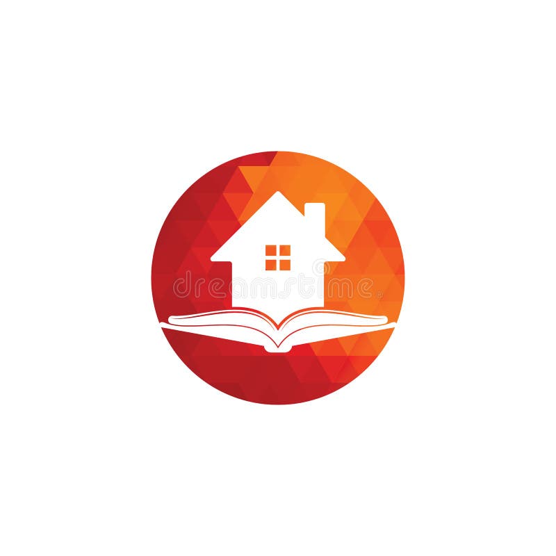 Plantilla de diseño de logotipo de casa de libro. libre illustration