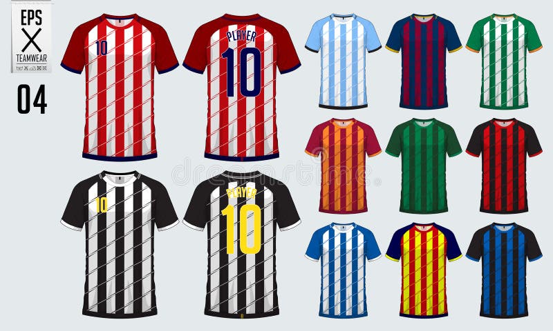 Kit de fútbol del atlético de madrid, plantilla de camiseta para camiseta  de fútbol.