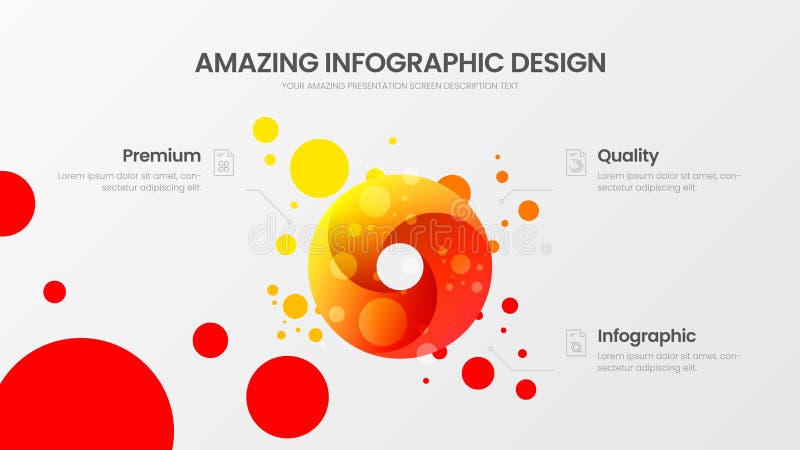 plantilla del ejemplo del vector de la presentación de 3 de la opción analytics del círculo Informe infographic de las estadístic ilustración del vector plantilla del ejemplo del vector de la presentación de 3 de la opción analytics del círculo Informe infographic de las estadístic ilustración del vector