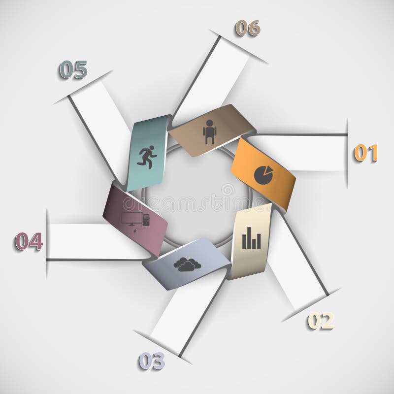 Plantilla del infographics del negocio del color para su presentación ilustración del vector Plantilla del infographics del negocio del color para su presentación ilustración del vector