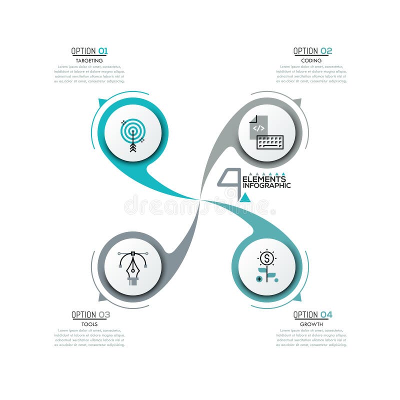 Plantilla infographic creativa del diseño libre illustration Plantilla infographic creativa del diseño libre illustration