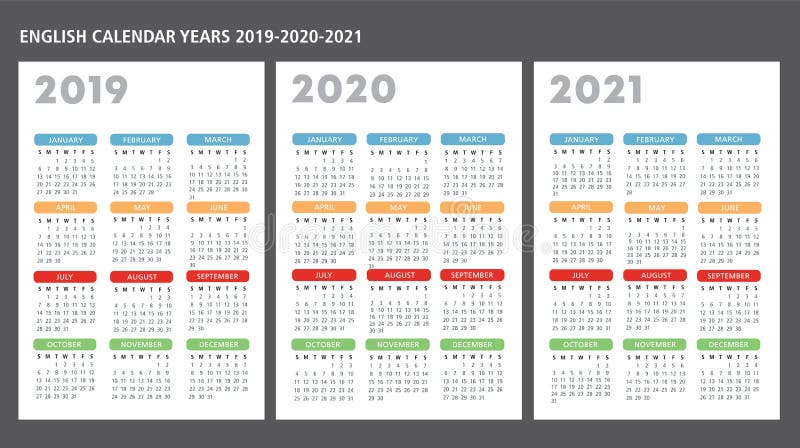 Calendario 2020 Los E E U U Ingleses Del Mes De Junio Ilustracion
