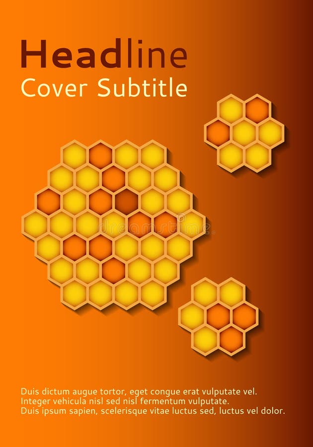 Plantillas promocionales del folleto de los productos de la abeja Cubierta del vector del negocio de la miel Diseño del folleto o libre illustration Plantillas promocionales del folleto de los productos de la abeja Cubierta del vector del negocio de la miel Diseño del folleto o libre illustration