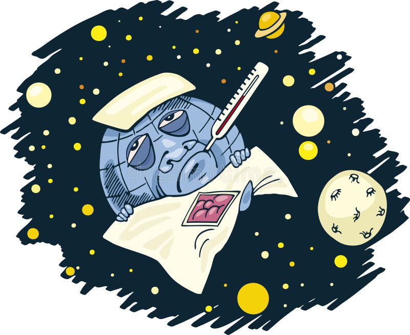planète de défectuosité de la terre illustration de vecteur planète de défectuosité de la terre illustration de vecteur