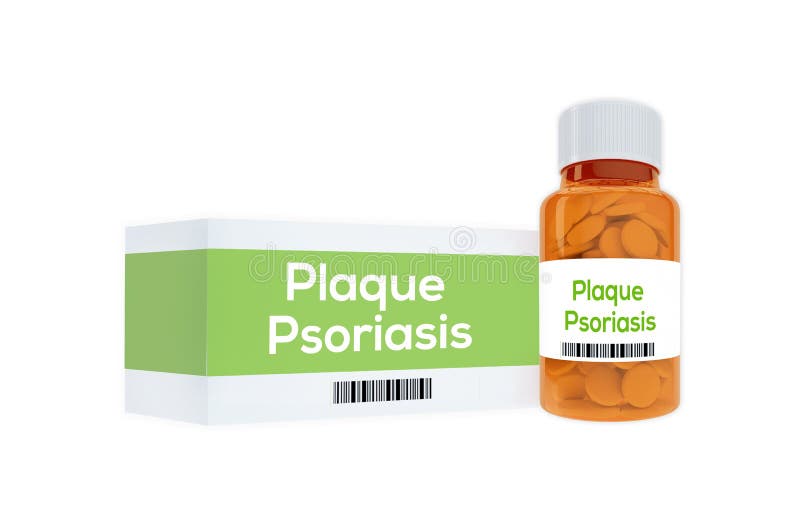 Plaque Psoriasis Medication Concept Stock Illustration Illustration