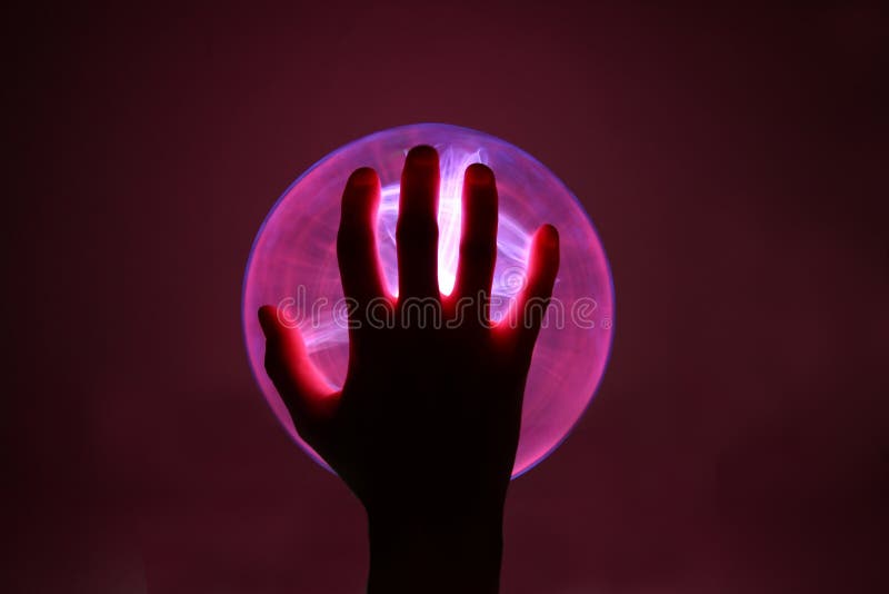 Plasma Ball and Hand