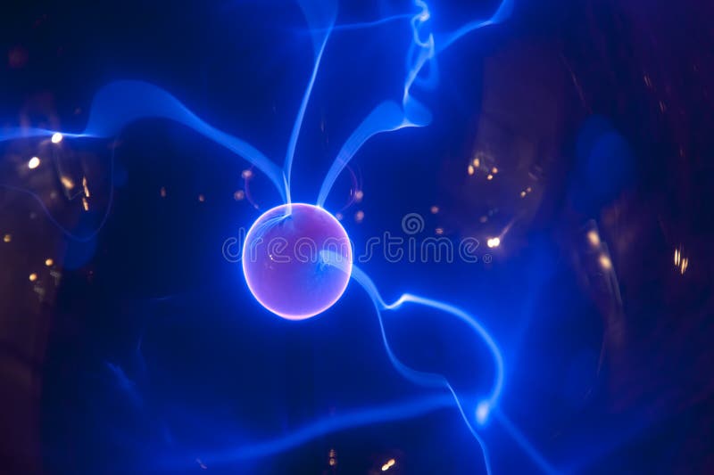 Plasma globe stock image