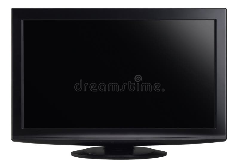 Plasma LCD TV stock photo. Image of 16x9, technology 13312834