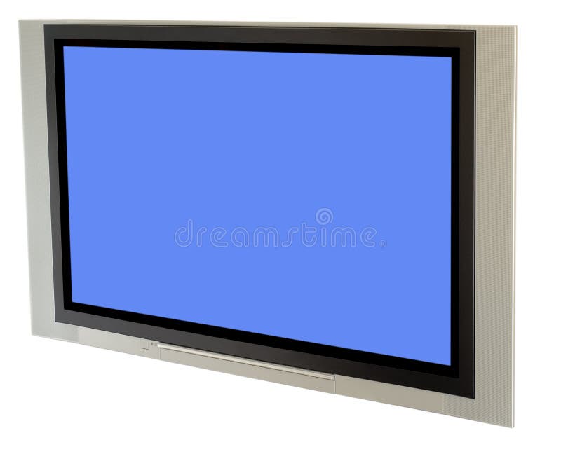 Plasma TV stock photo. Image of fashionable, audio, design 1224710