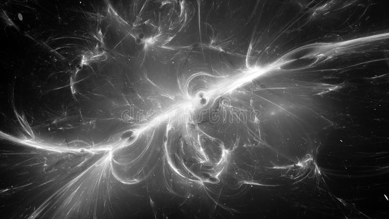 Plasmakraftfeldbeschaffenheit im Raum Schwarzweiss lizenzfreie abbildung Plasmakraftfeldbeschaffenheit im Raum Schwarzweiss lizenzfreie abbildung