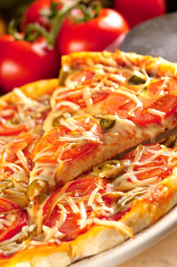 Plasterek jarska pizza fotografia royalty free Plasterek jarska pizza fotografia royalty free