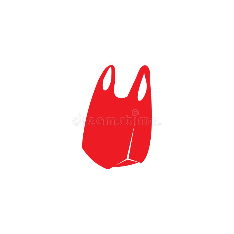 Plastic Bag Campaign Design Template Stock Vector Illustration of