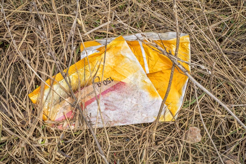 Plastic bag Litter stock image. Image of contaminate 69409599