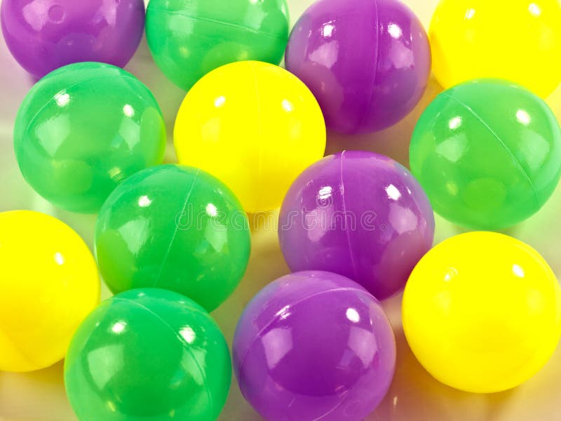 Lots of Colourful Plastic Ball. Stock Image Image of mauve, simple