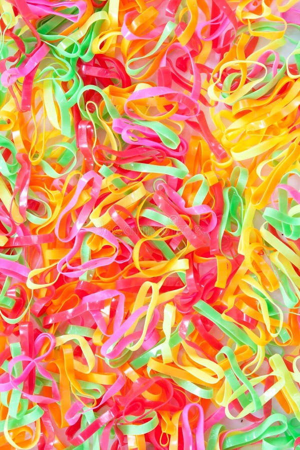 Plastic band full color stock photo. Image of elastic 20101578