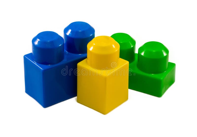 Plastic Blocks Stock Image Image Of Orange Game Color 28661111