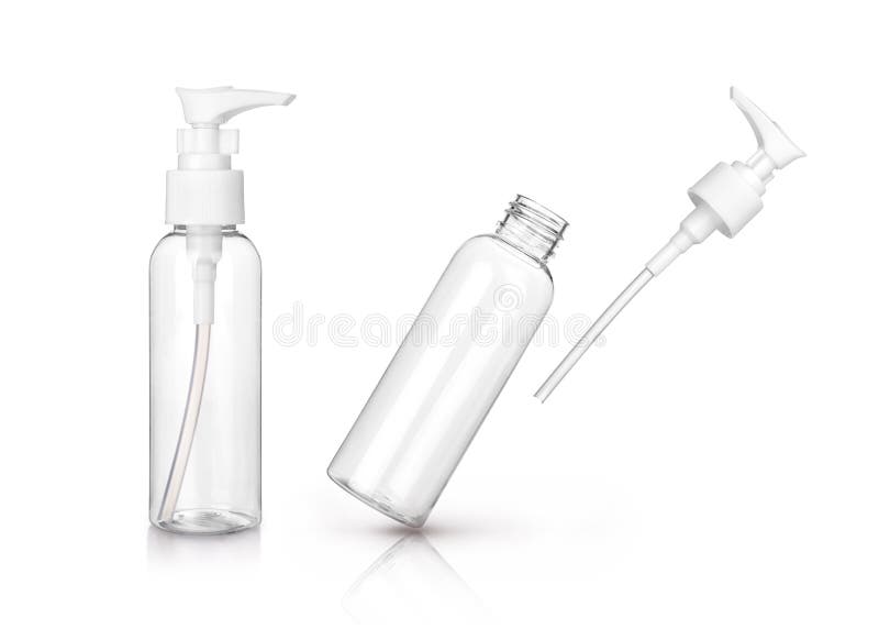 Plastic Bottle with Dispenser Stock Image Image of plastic, design
