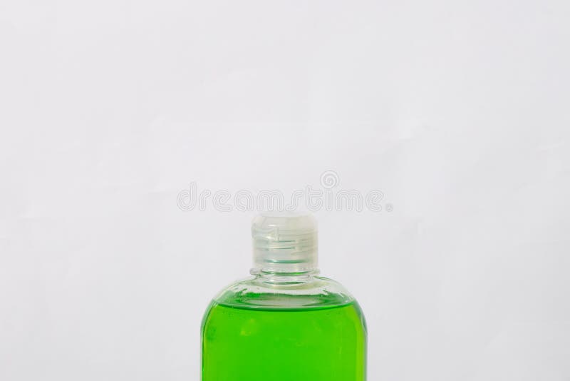 Green shampoo bottle stock image. Image of cream, plastic 10052229