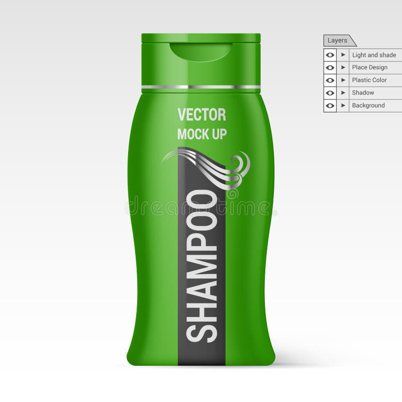 Plastic Bottle Shampoo stock vector. Illustration of face 86646742