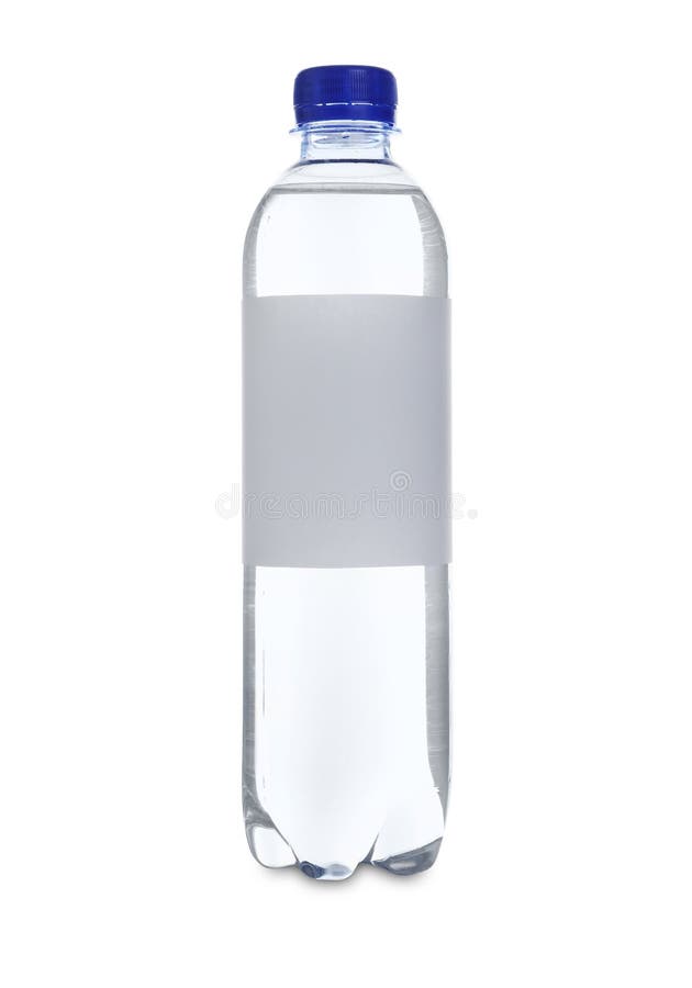 Plastic Bottle with Soda Water Isolated on White Stock Photo Image of