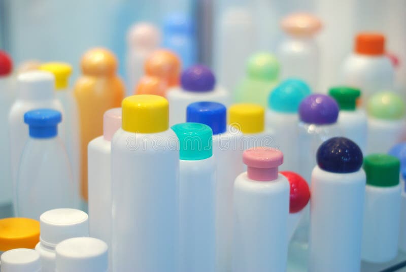 Plastic bottles for cosmetics