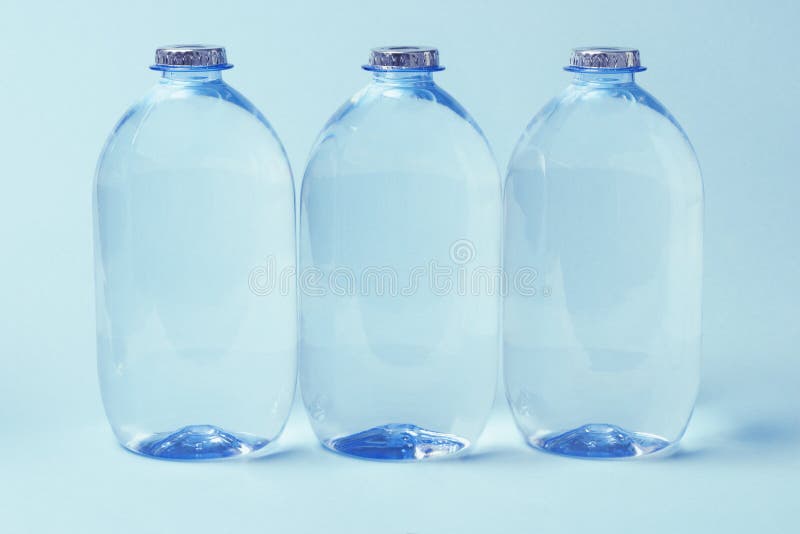 Mineral Water in Colorful Plastic Bottles Stock Photo Image of cutout