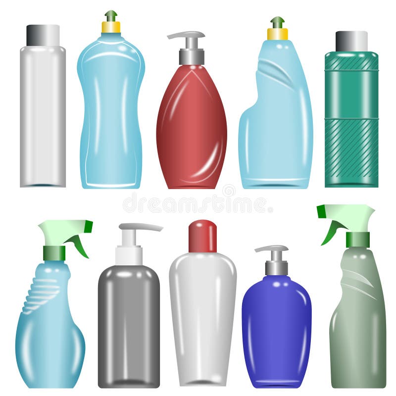 Plastic Bottles Set 6