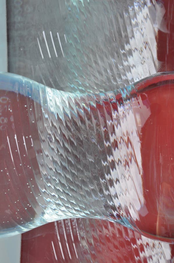 Plastic bottles texture stock photos