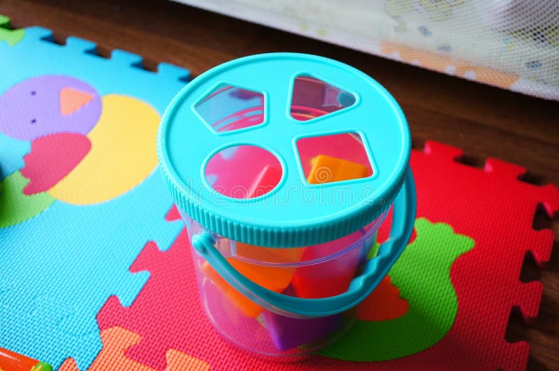 Plastic bucket editorial photo. Image of toys, plastic 48763791